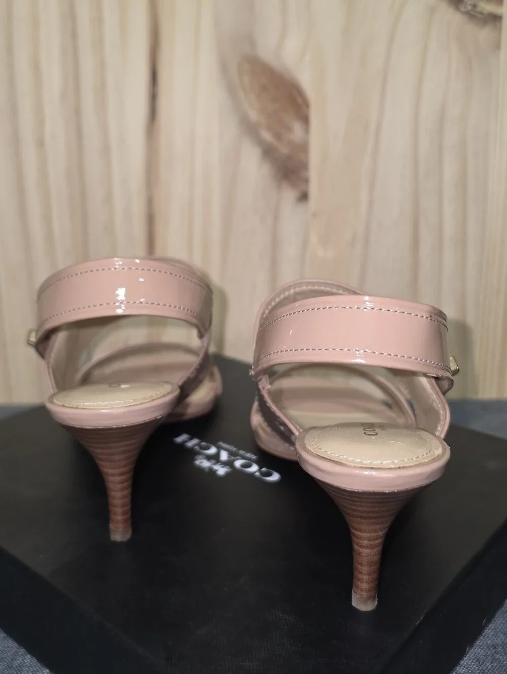 Coach Nude Pink Heels
